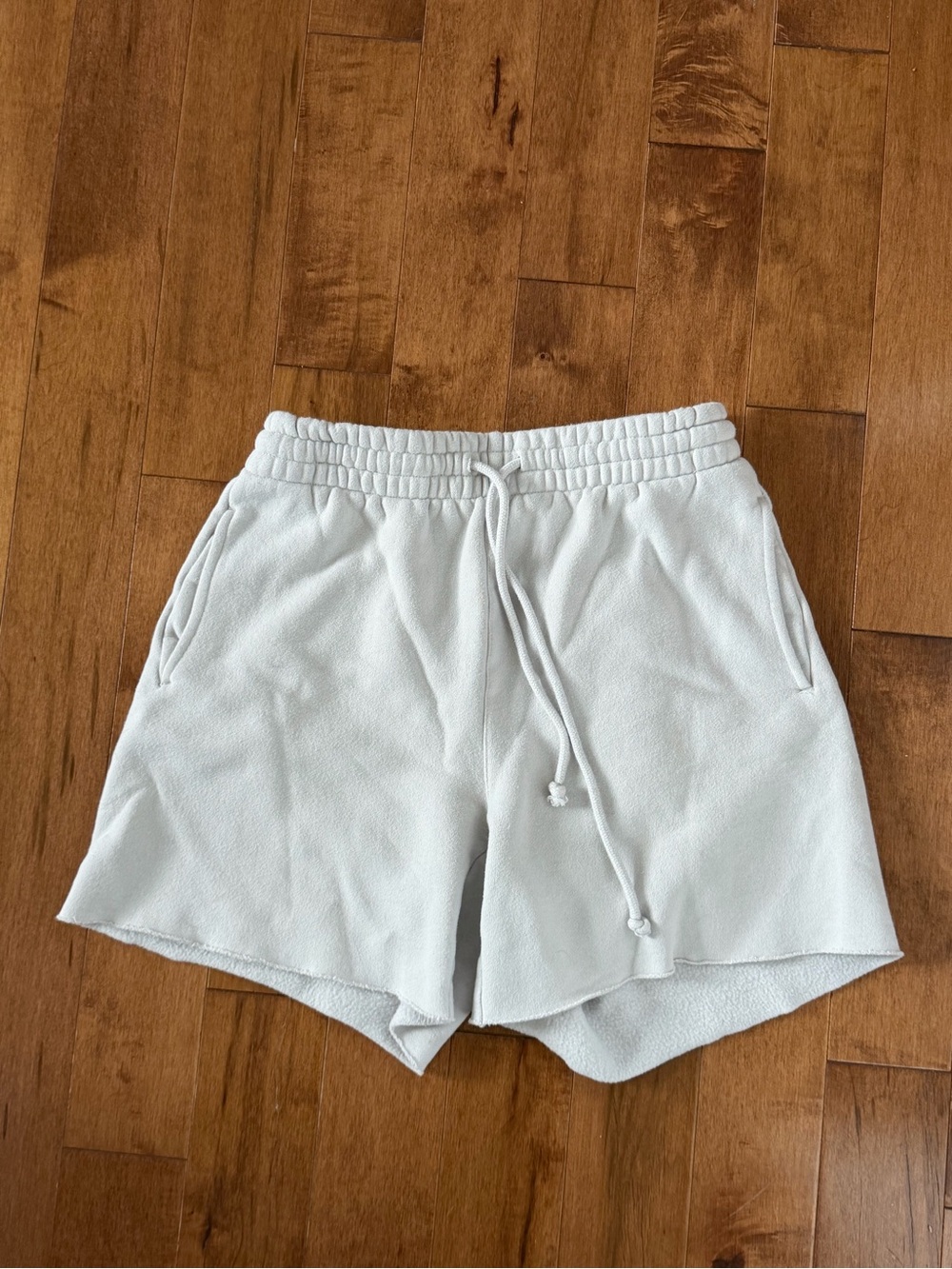 TNA CozyAF Shorts Light Grey